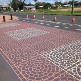 Hervey Bay Brick N Pave Stencil pin wheels